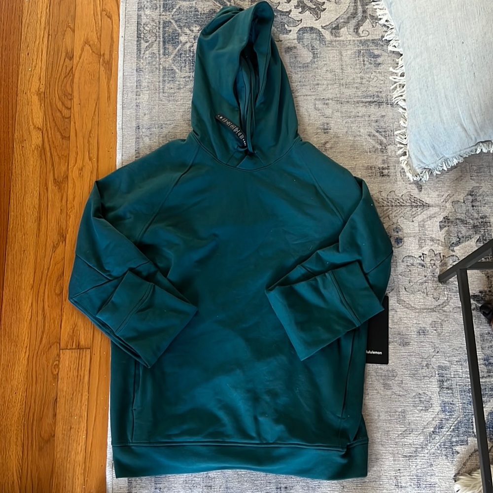 New with tags: lululemon city sweat pullover hoodie in a size medium